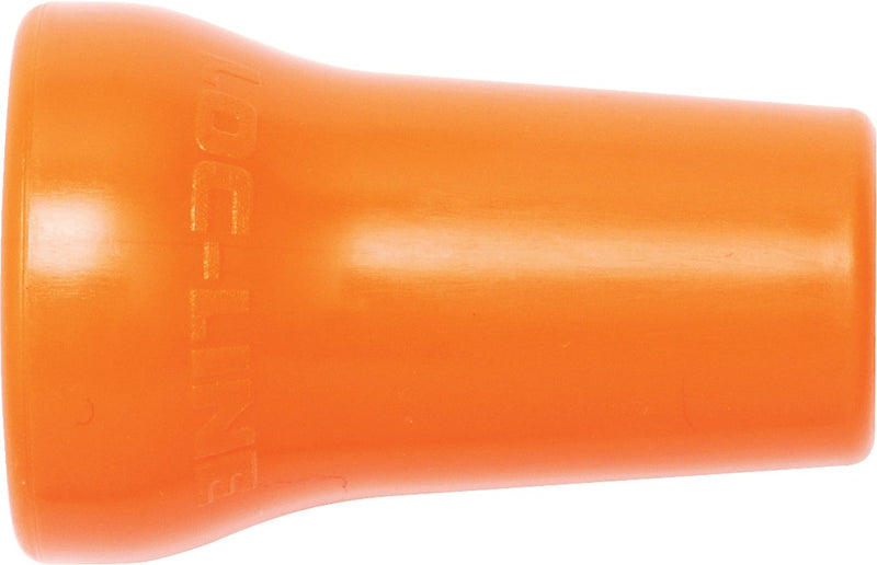 Loc-Line Coolant Hose Component, Orange Acetal Copolymer, Round Nozzle, 1/2" Diameter, 1/2" Hose ID (Pack of 4)