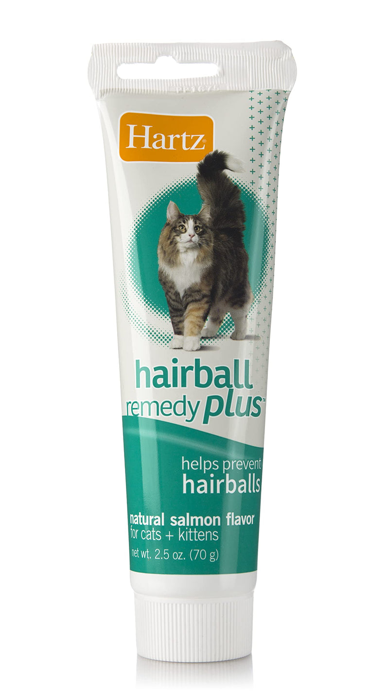 Hartz Hairball Remedy Plus Salmon Flavored Paste for Cats and Kittens, 2.5 Ounce - PawsPlanet Australia