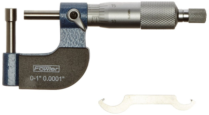 Fowler 52-510-601-1, Cylindical Tube Micrometer with 0-1" Measuring Range