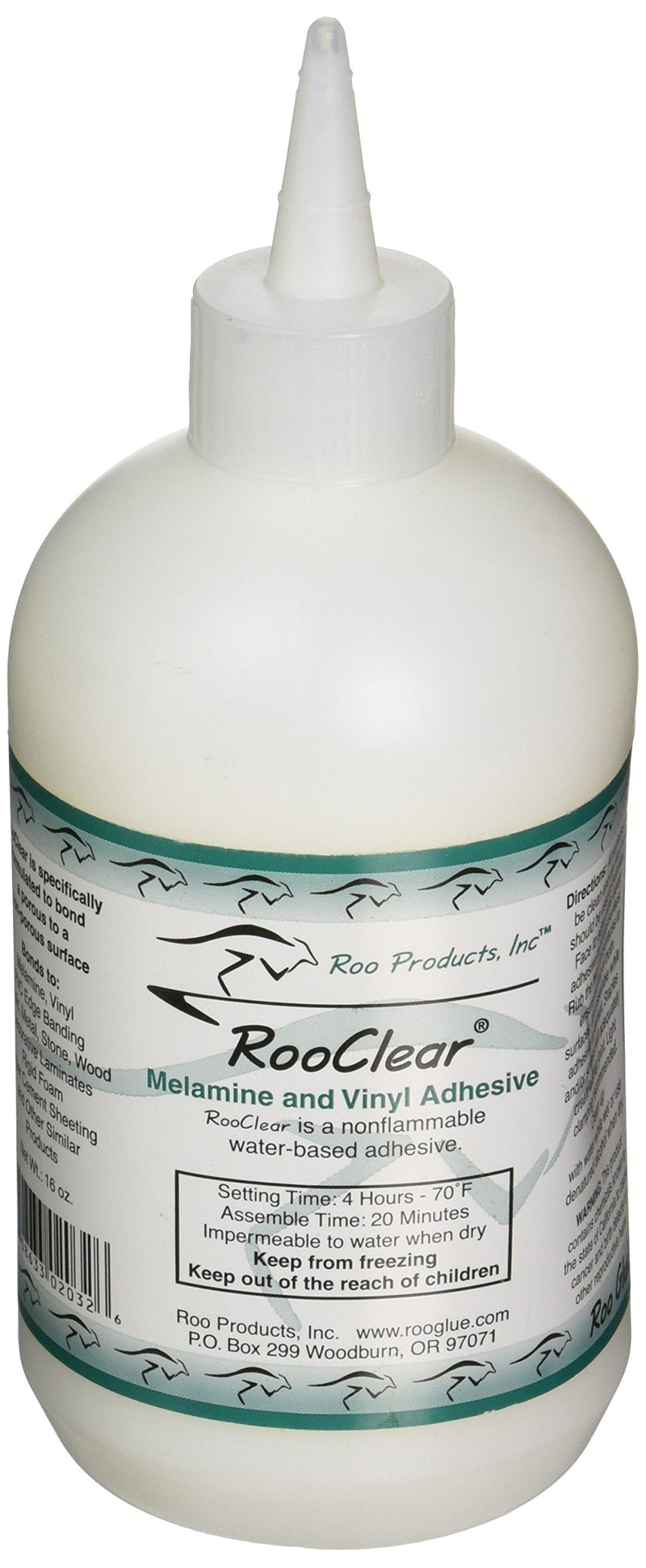 Roo Products RooClear Melamine Glue 16 oz