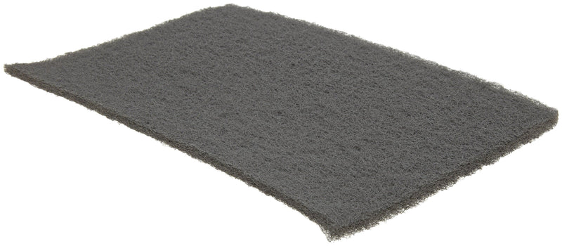 Norton Bear-Tex Final Shine Non-Woven Abrasive Hand Pad, Good Performance, Gray Color, Silicon Carbide, Grit Medium Fine (Pack of 20)