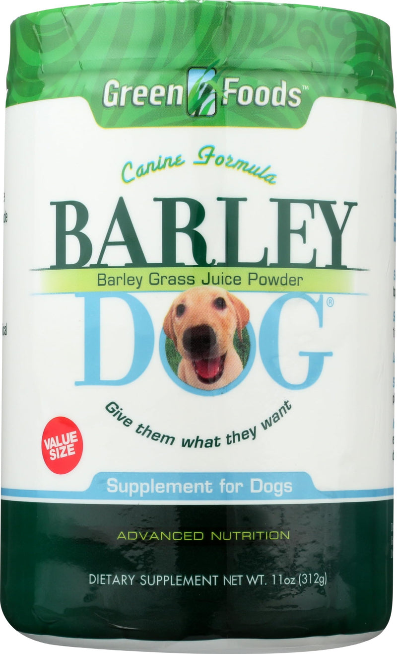 Green Foods Corporation Barley Dog Canine Formula, 11oz - PawsPlanet Australia