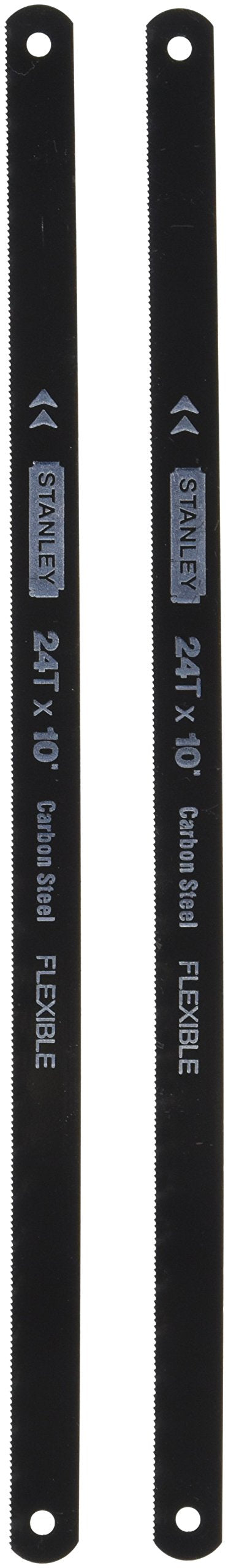 Stanley 15-904A 24 Point Hacksaw Blade High Carbon Steel, 10-Inch One Size