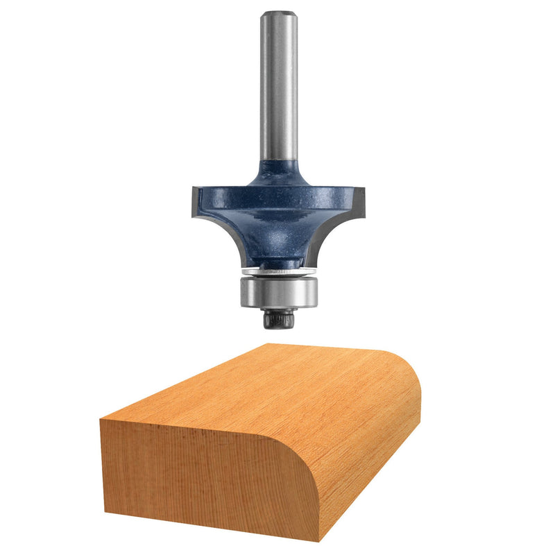 Bosch 85296M 3/8 in. x 5/8 in. Carbide Tipped Roundover Bit