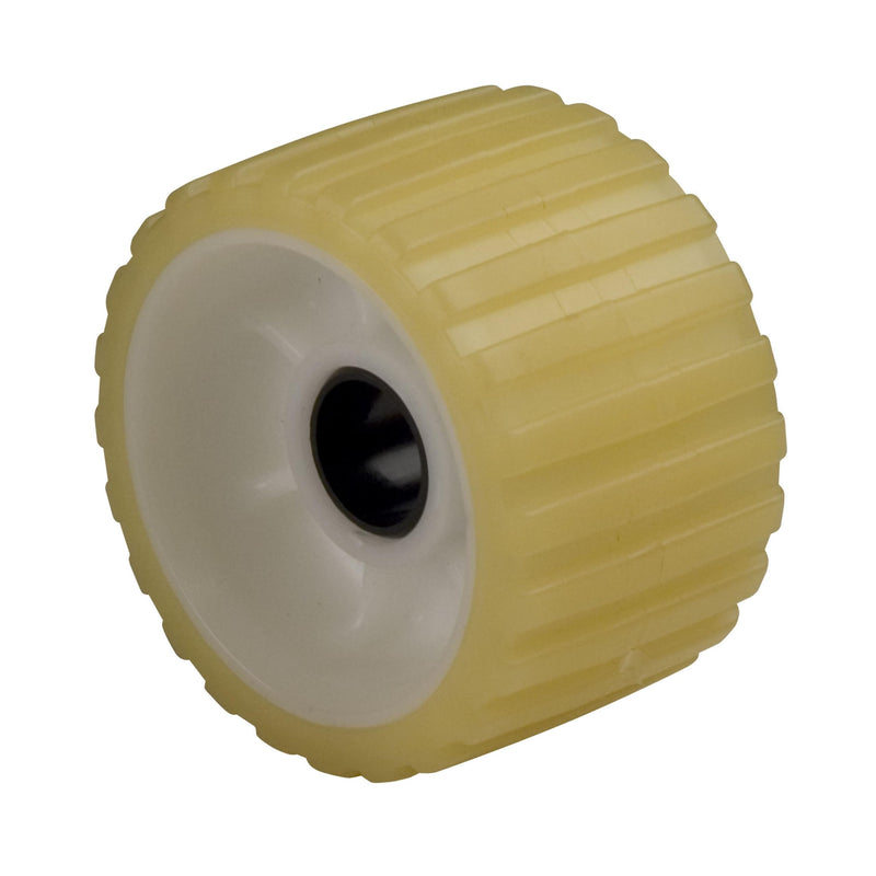 CE Smith - Ribbed Wobble Roller - Boat Trailer Roller for Fishing Boat Accessories - 1-1/8" Shaft (29730)