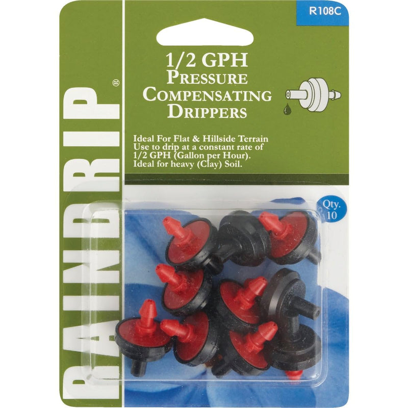 Raindrip R108CT 10-Count 1/2 GPH Drippers 0.5 GPH