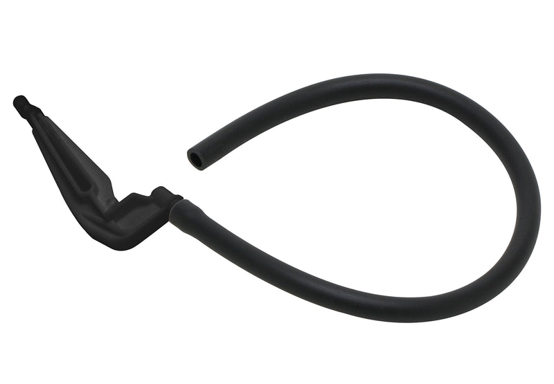 Fluidmaster 218 Toilet Refill Tube and Clip Replacement, For 100,200,200A, 400A and Most Other Valves , Black 1 Count (Pack of 1)
