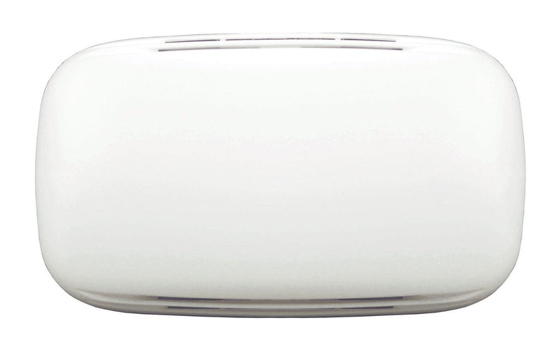 Heath Zenith SL-2735 Sleek Modern Design Wired Doorbell with 2 Chime Sounds, 8.86"W x 1.61"D x 5.39"H, White