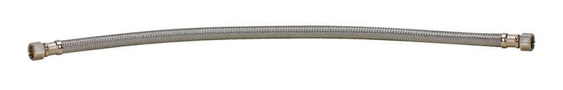 Fluidmaster B6F12 Faucet Connector, Braided Stainless Steel - 3/8 Female Compression Thread x 3/8 Female Compression Thread, 12-Inch Length 12 Inch
