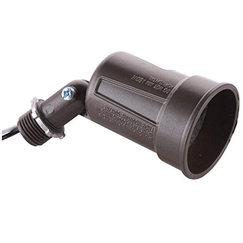 Hubbell-Raco 5606-7 5606 Adjustable Lamp Holder, 75-150 W, Par38, Die Cast Zinc, Bronze