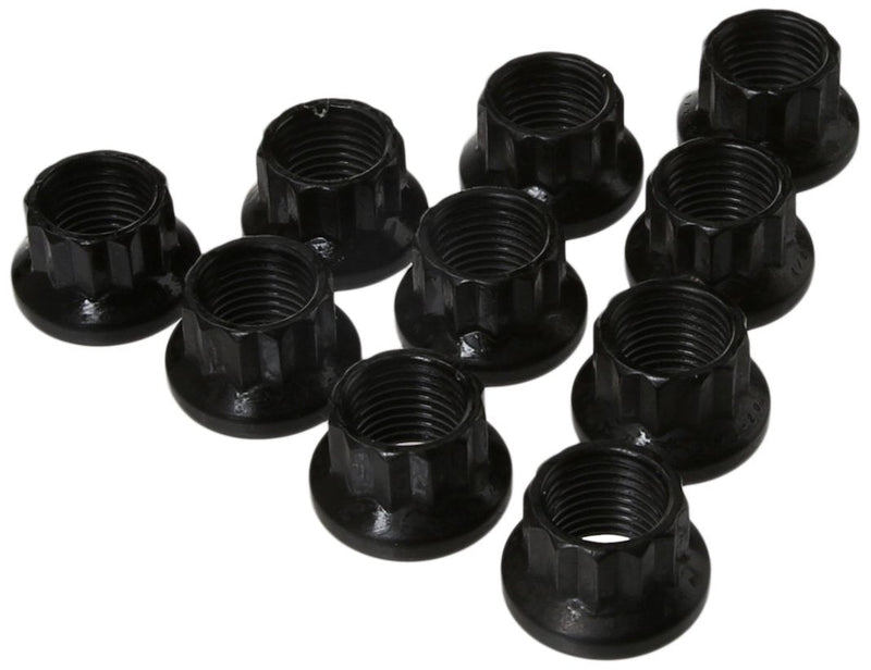 ARP 300-8334 Stainless Steel 1/2-20 12-Point Nuts - Pack of 10