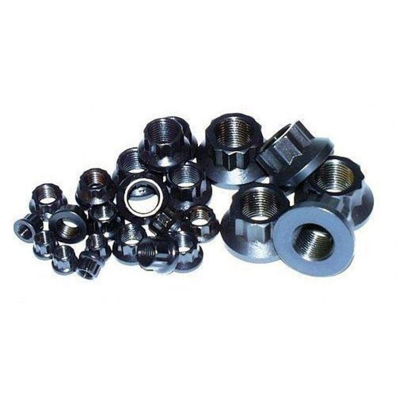 ARP 3008333 Stainless Steel 7/16-20 12-Point Nuts - Pack of 10