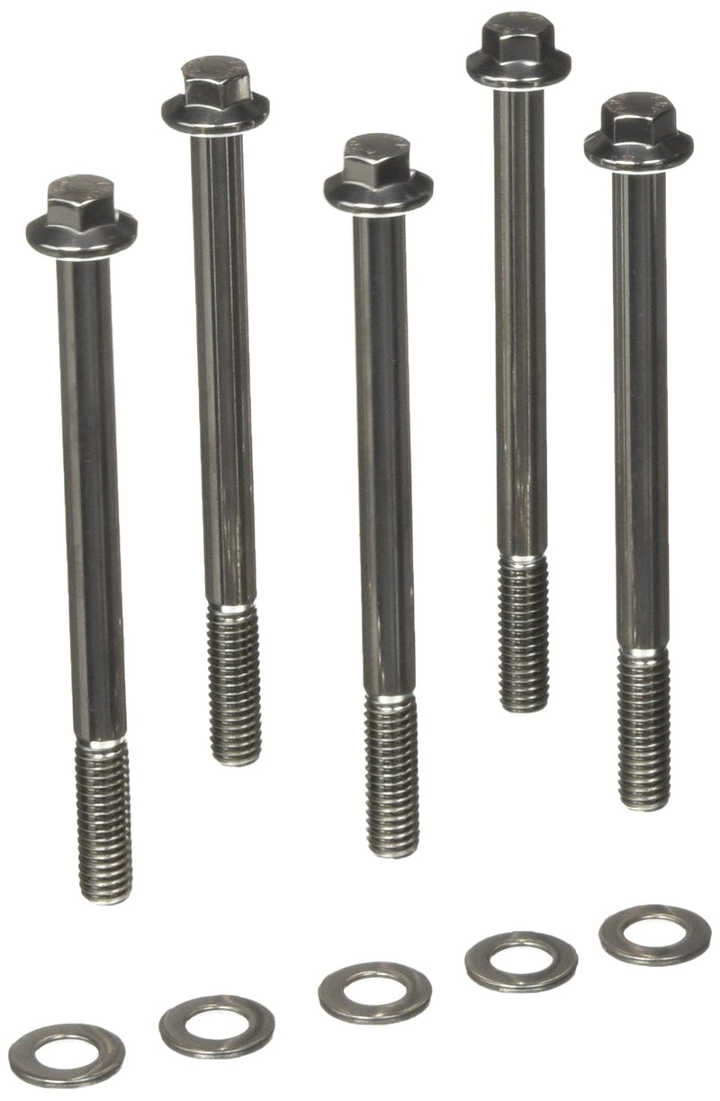 ARP 6224000 5-Pack Of Stainless Steel Hex Bolts, Size 5/16-18, 4.000 Under Head Length