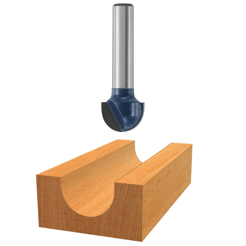 Bosch 85446M 1/4 in. x 1/2 in. Carbide Tipped Core Box Bit
