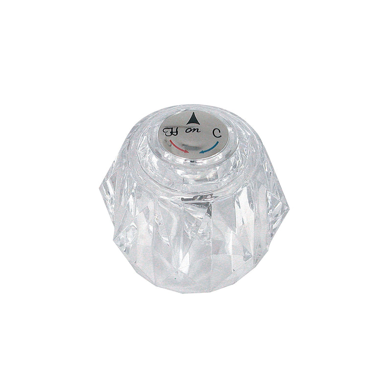 Danco 88439 Delta Acrylic Handle, No Size, White|Clear