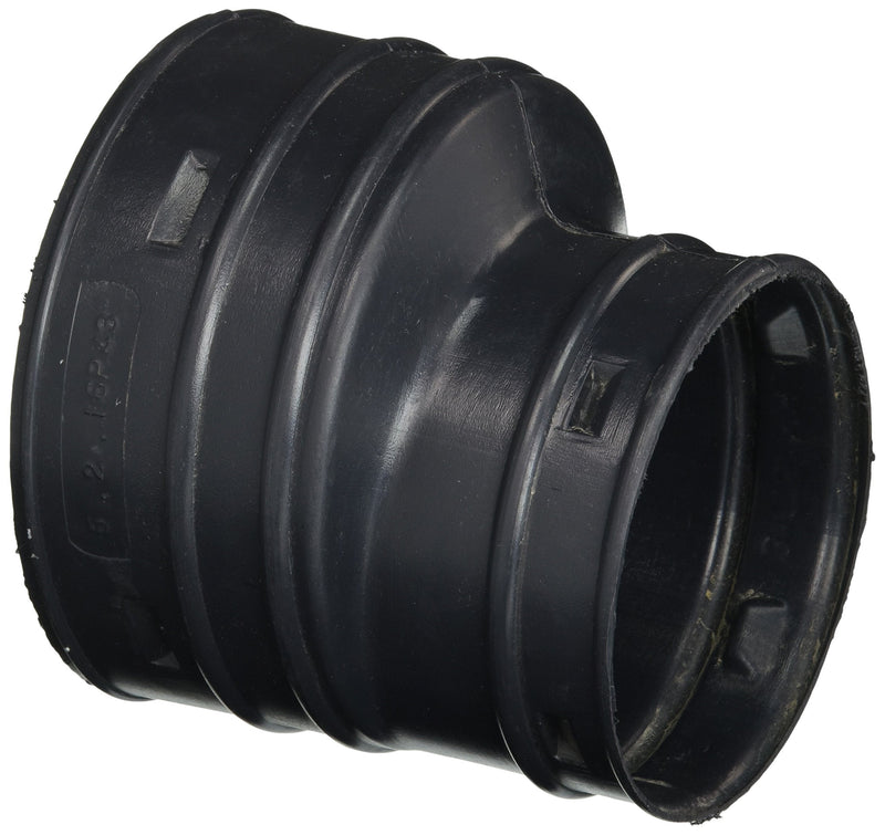 0314AA 4 x 3 reducing Coupling, 4 x 3 Inch, Black