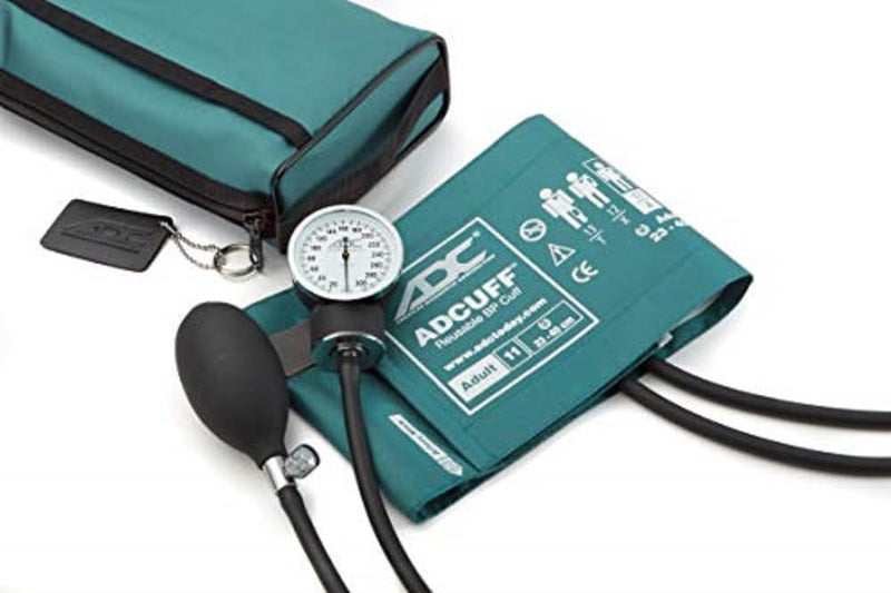 American Diagnostic Corporation PROSPHYG Aneroid Sphyg, Adult, Teal, DLX Case 1/EA