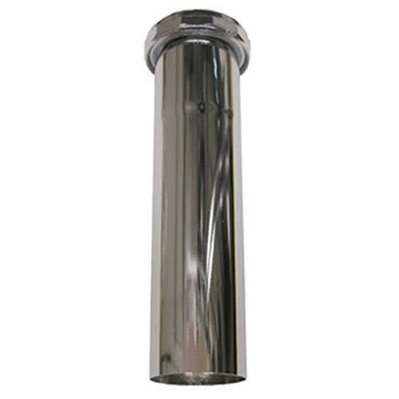 LASCO 03-2571 1-1/2-Inch Diameter by 6-Inch Chrome Plated Brass 22 Gauge Slip Joint Extension Tube with Nut and Washer 22-Gauge 1-1/2-Inch X 6-Inch