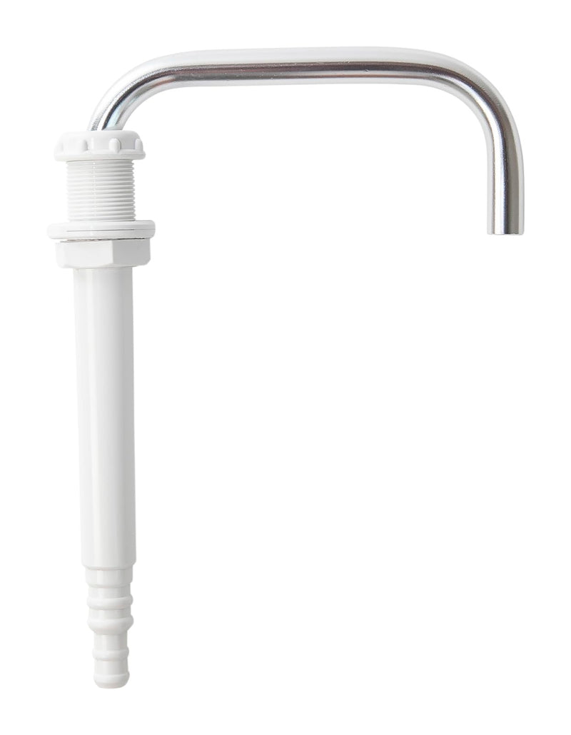 Whale FT1152 Telescopic Faucet, Telescopes from 1 3/8-In. to 5-in, Uses ½-in. Hose Connection, Chromed Brass and Plastic ,Black