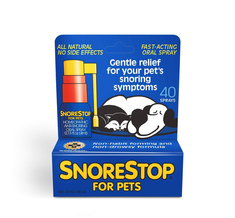 Snore Stop for Pets 40 Sprays I Natural Anti-Snoring Solution I Snore Relief for Dogs Cats I Stop Snoring Aid I Sleep Remedy I Help Stop Dog Snores I Anti-Snore Aid 1