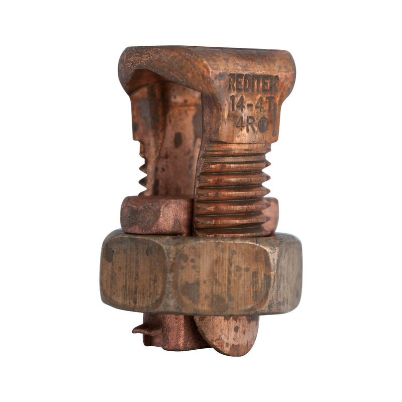 Gardner Bender GSBC-4 Solid Copper Split Bolt Connector, 8-4 AWG 2 Pack 8 - 4 AWG Solid