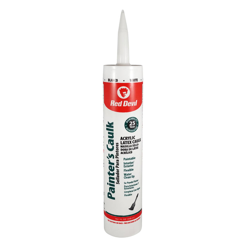 Red Devil 0746 10.1 oz. Painters Caulk, 1-Pack, White 1 Pack