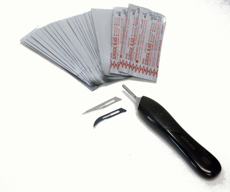 Graham-Field 2976#11 Sterile Surgical Blade, Stainless Steel Medical Knife Tool, Size 11, Pack of 100 #11
