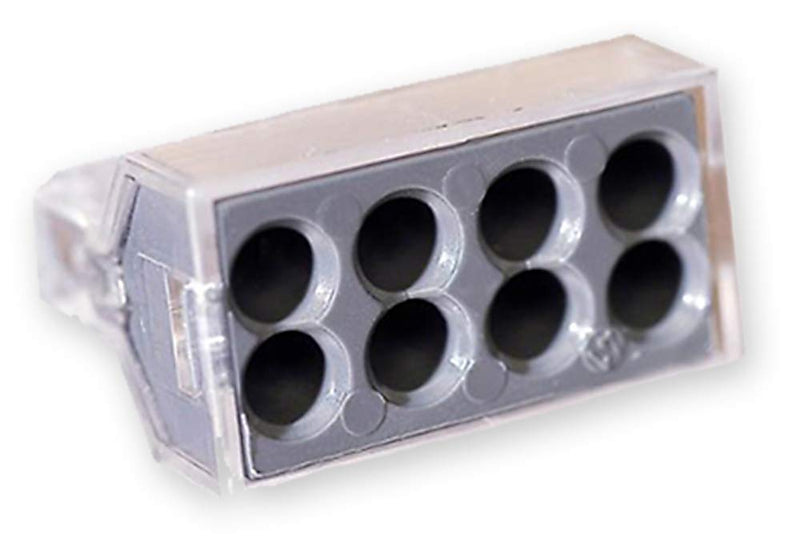 WAGO 773-168 8 Conductor Wall Nuts (Pack of 50) Pack of 50
