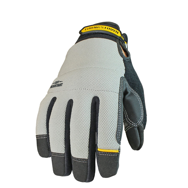 Youngstown Glove Company mens safety work gloves, Grey, 2X-Large US XX-Large Gray