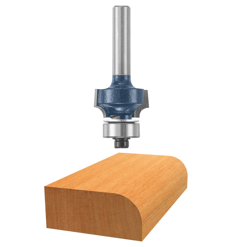 Bosch 85289M 1/16 in. x 5/16 in. Carbide Tipped Roundover Bit