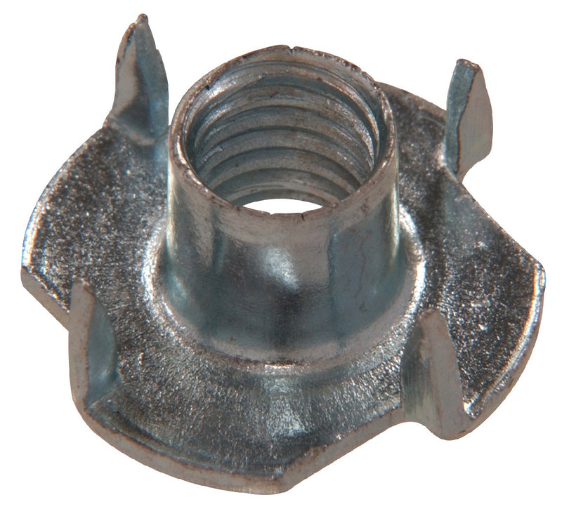 Hillman Zinc Pronged Tee Nuts 5/16 Inch"-18, 100 Pack- 180300