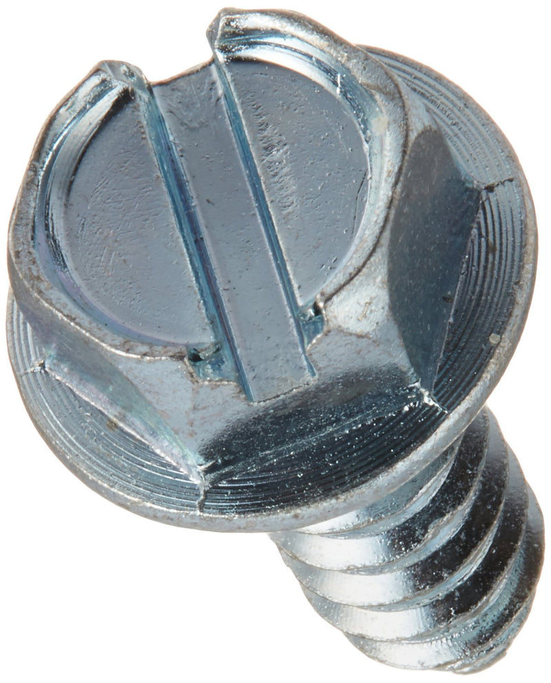 41038 Hex Washer Head Slotted Sheet Metal Screw, 14-Inch x 3/4-Inch, 50-Pack, zinc