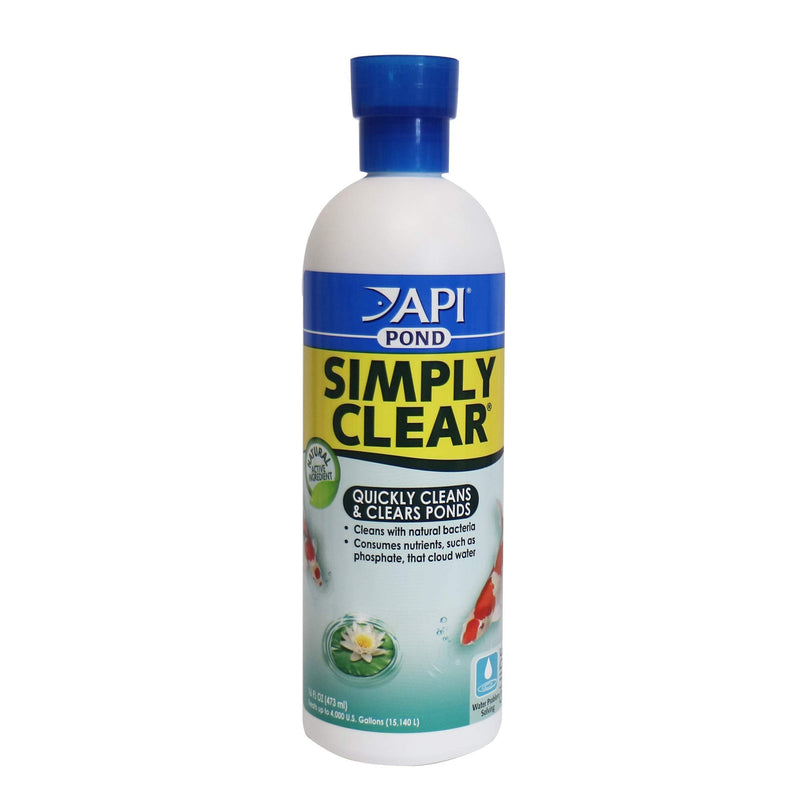 API POND SIMPLY CLEAR Pond Water Clarifier 16-Ounce Bottle (248B) Pond Treatment
