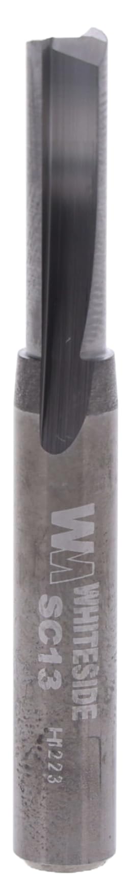 Whiteside SC13 Solid Carbide Straight Router Bit: 7/32 Inch Cutting Diameter, 1/4 Inch Shank, 3/4 Inch Cutting Length