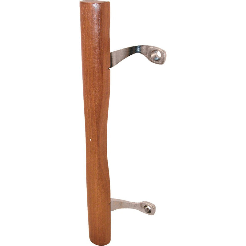 Prime-Line C 1034 Sliding Patio Door Wood Pull, Chrome Plated Brackets (Single Pack) 1 Count (Pack of 1)