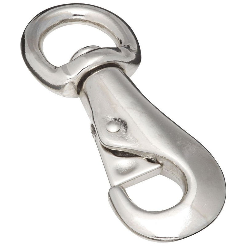 National Hardware N222-976 3143BC Bull Snap in Nickel