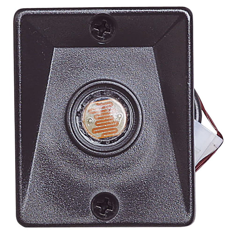 Replacement Dusk to Dawn Sensor for Outdoor Pole Lights - Automatic On/Off Light Sensor for Outdoor Lighting – Steel Light Sensor, Black, Design House 502146 Photo Eye