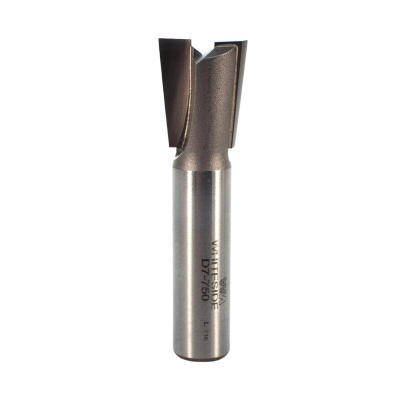 Whiteside Router Bits D7-750 Dovetail Bit with 3/4-Inch Large Diameter, 7/8-Inch Cutting Diameter and 1/2-Inch Shank