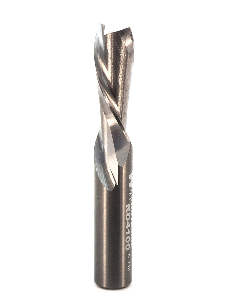 Whiteside Router Bits RD4100 Standard Spiral Bit with Down Cut Solid Carbide 3/8-Inch Cutting Diameter and 1-Inch Cutting Length
