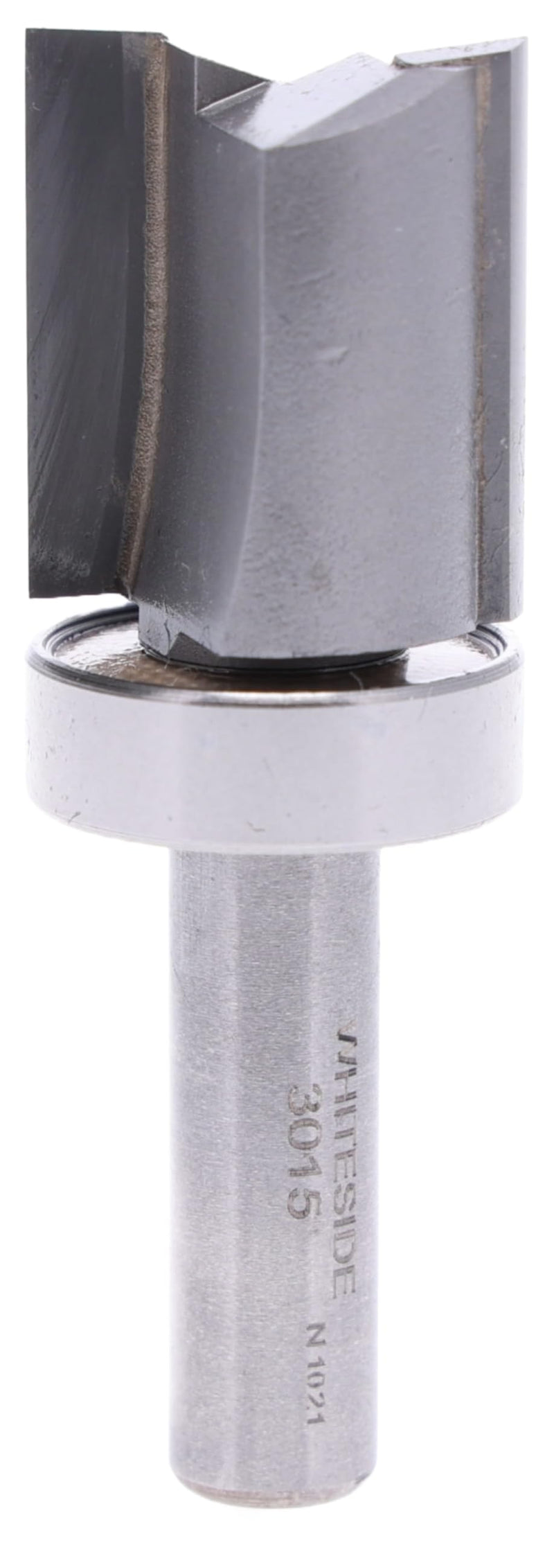Whiteside 3015 Template Straight Router Bit: 7/8 Inch Cutting Diameter, 3/8 Inch Shank, 1 Inch Cutting Length, B12 Ball Bearing