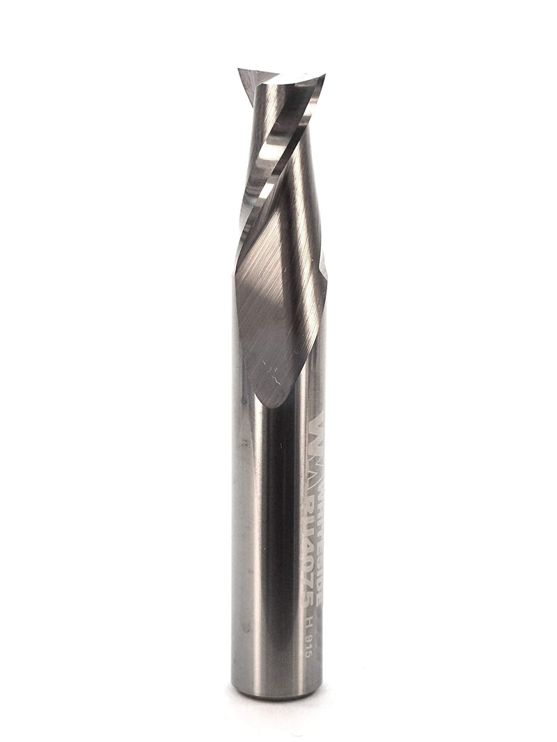 Whiteside Router Bits RU4075 Standard Spiral Bit with Up Cut Solid Carbide 3/8-Inch Cutting Diameter and 3/4-Inch Cutting Length