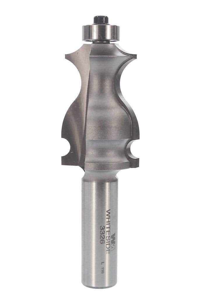 Whiteside Router Bits 3326 Specialty Molding Bit with 1-1/16-Inch Large Diameter and 1-5/8-Inch Cutting Length