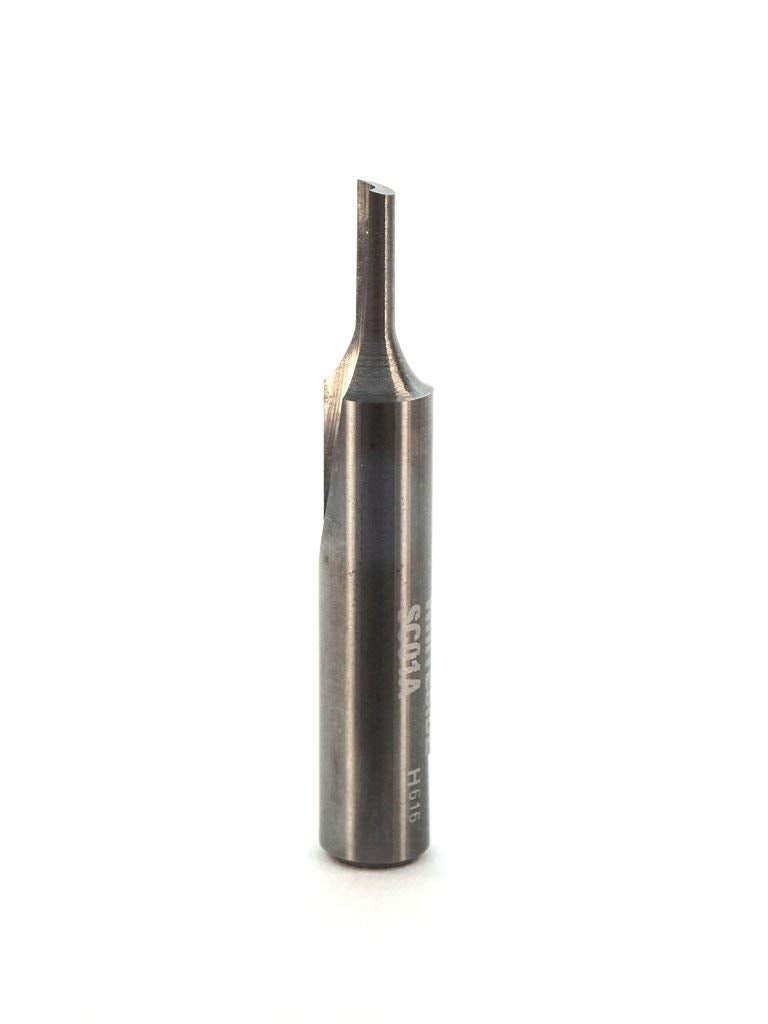 Whiteside Router Bits SC01A Standard Straight Bit with Solid Carbide 3/32-Inch Cutting Diameter and 5/16-Inch Cutting Length