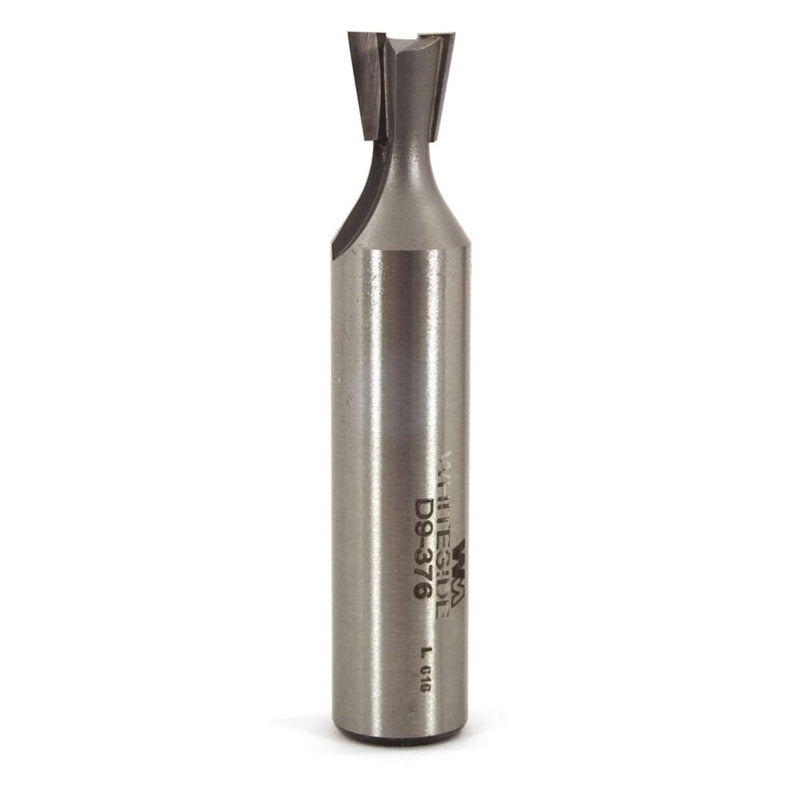 Whiteside Router Bits D9-376 Dovetail Bit with 3/8-Inch Large Diameter, 3/8-Inch Cutting Diameter and 1/2-Inch Shank