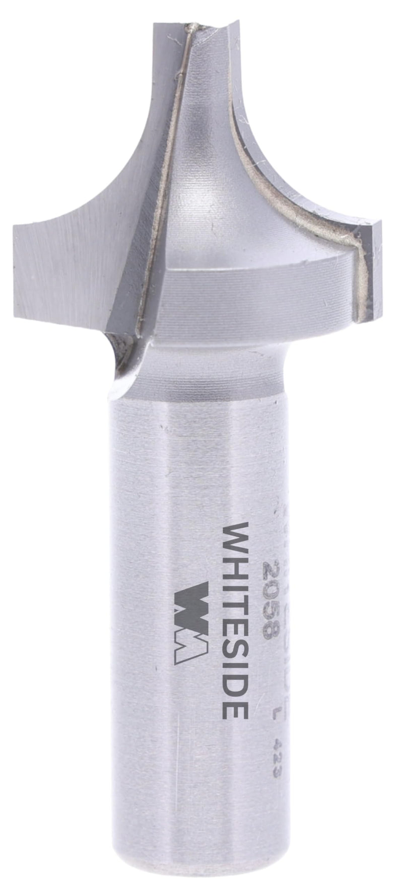 Whiteside Router Bits 2058 Plunge Round Over Bit with Plunge Point 3/8-Inch Radius, 1-Inch Large Dia
