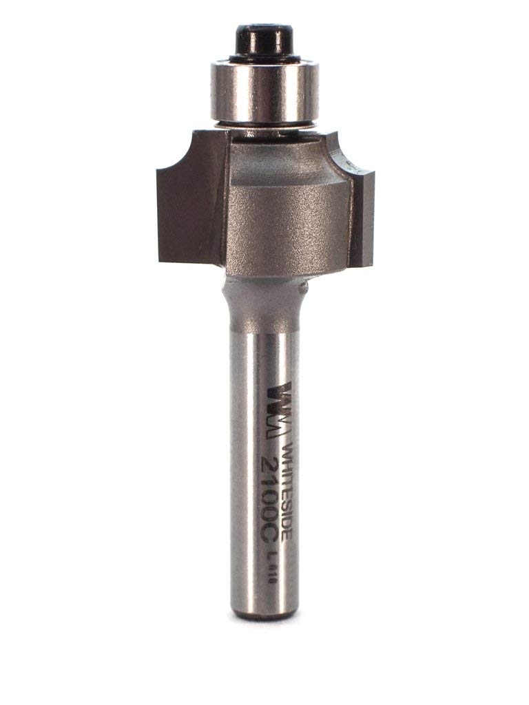 Whiteside 2100C Beading Router Bit - 1/4" SH, 1/8" R, 1/2" CL