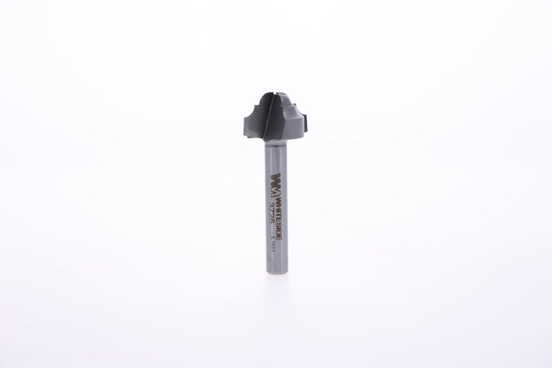 Whiteside 3725 Classical Round Bottom Router Bit: 1/8 Inch Radius, 3/4 Inch Large Diameter, 1/2 Inch Cutting Length, 1/4 Inch Shank, 2 Inch Overall Length