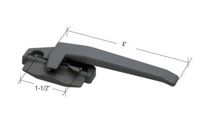 Right Hand Black Cam Handle; 1-1/2" Screw Holes