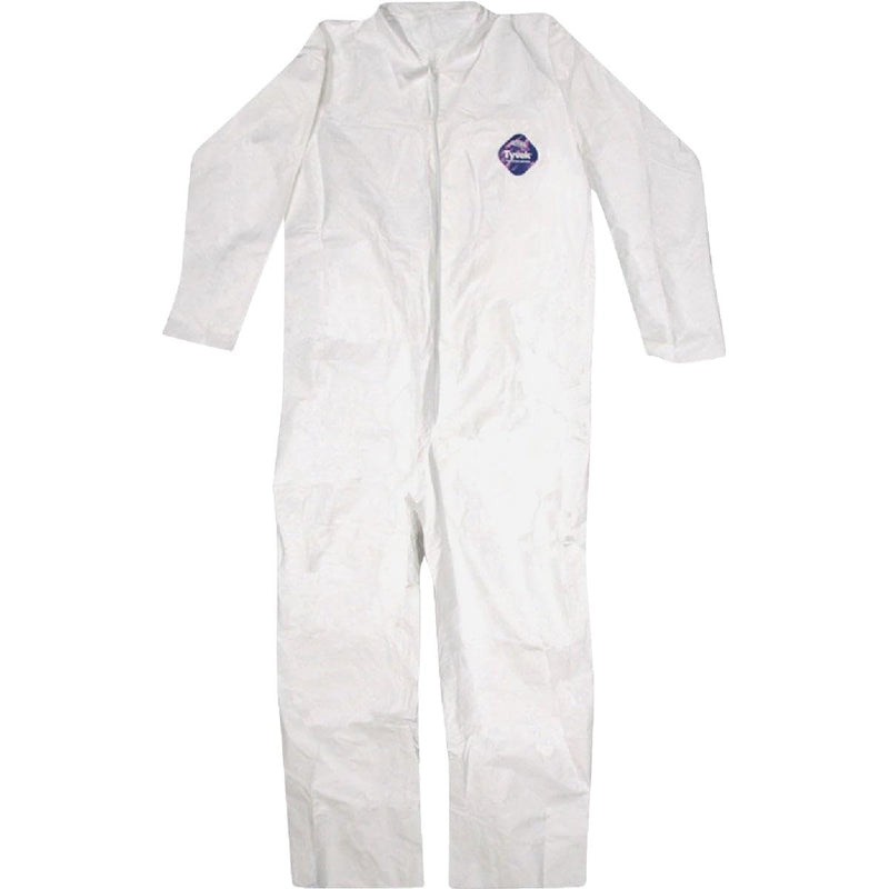 Trimaco DuPont Tyvek Painter's Heavy-Duty Coveralls, White, Medium,14121