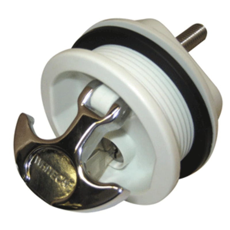 Whitecap S-0226WC T-Handle Latch with Keyed Lock - White
